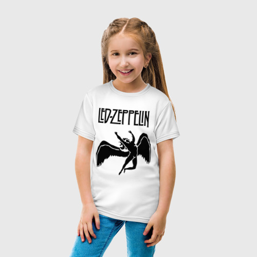 Детская футболка хлопок Led Zeppelin swan - фото 5