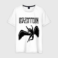 Мужская футболка хлопок Led Zeppelin swan