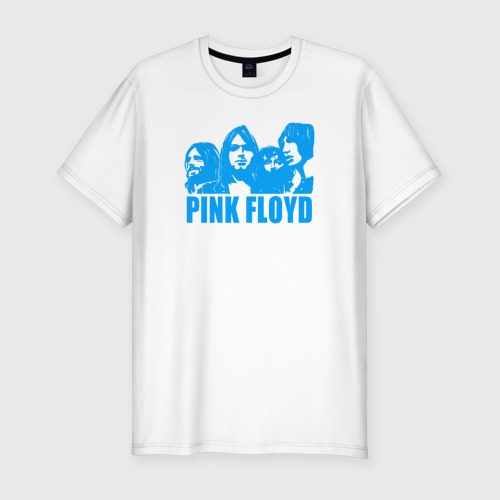 Мужская футболка хлопок Slim Pink Floyd, цвет белый