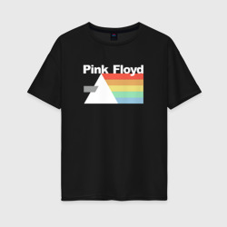 Женская футболка хлопок Oversize Pink Floyd