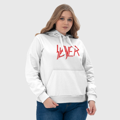 Женская толстовка хлопок Slayer logo - фото 6