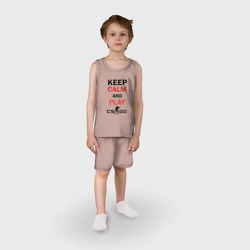 Детская пижама с шортами хлопок Keep Calm and play cs:go - фото 2