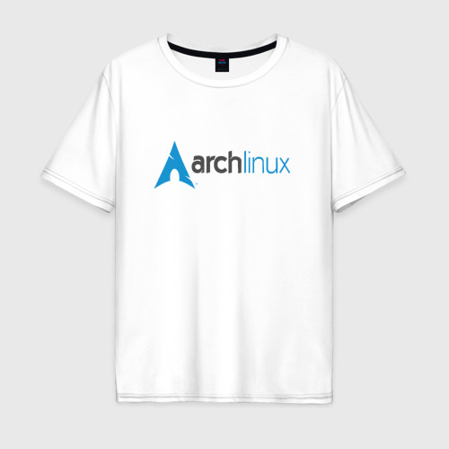 Мужская футболка хлопок Oversize Arch Linux