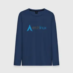 Мужской лонгслив хлопок Arch Linux