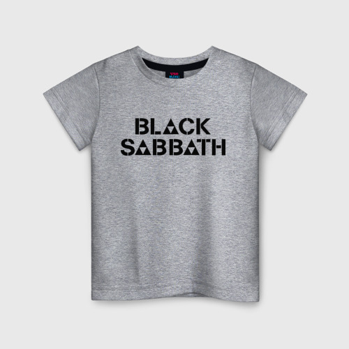 Детская футболка хлопок Black Sabbath, цвет меланж