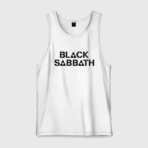 Мужская майка хлопок Black Sabbath, цвет белый