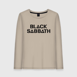 Женский лонгслив хлопок Black Sabbath