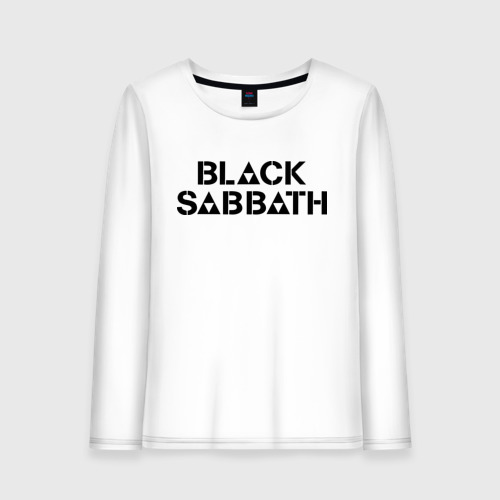 Женский лонгслив хлопок Black Sabbath