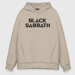 Мужское худи Oversize хлопок Black Sabbath