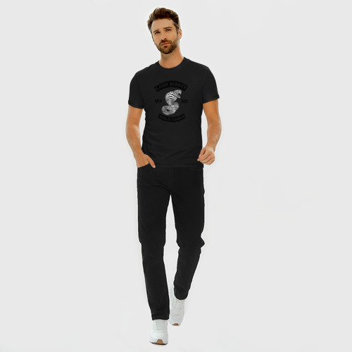 Мужская футболка хлопок Slim Limp Bizkit, цвет черный - фото 5