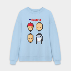 Мужской свитшот oversize без начеса хлопок Limp Bizkit
