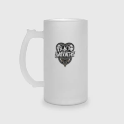 Кружка пивная матовое стекло Black Sabbath