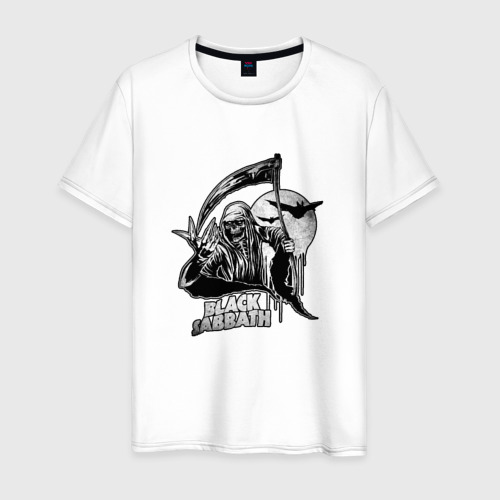 Мужская футболка хлопок Black Sabbath, цвет белый