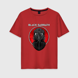 Black Sabbath – Женская футболка хлопок Oversize с принтом купить со скидкой в -16%