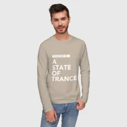 Мужской лонгслив хлопок Together in A State of Trance - фото 2