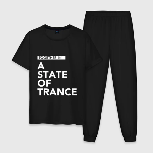Мужская пижама хлопок Together in A State of Trance