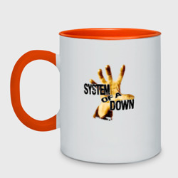 Кружка двухцветная System Of A Down