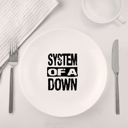 Набор: тарелка + кружка System Of A Down - фото 2
