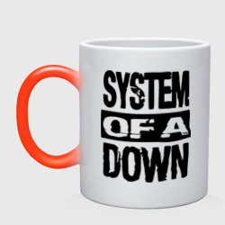 Кружка хамелеон System Of A Down