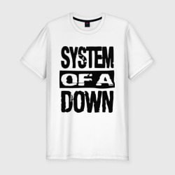 Мужская футболка хлопок Slim System Of A Down