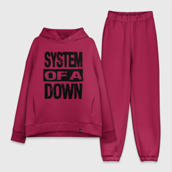 Женский костюм хлопок Oversize System Of A Down