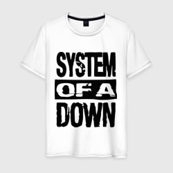 System Of A Down – Мужская футболка хлопок с принтом купить со скидкой в -20%