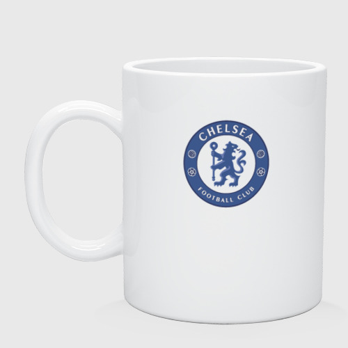 Кружка керамическая Chelsea FC, цвет белый