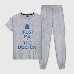 Женская пижама хлопок Trust me I'm the Doctor