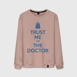 Мужской свитшот хлопок Trust me I'm the Doctor