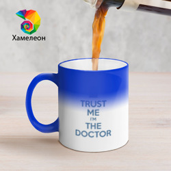 Кружка хамелеон Trust me I'm the Doctor
