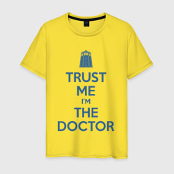 Мужская футболка хлопок Trust me I'm the Doctor