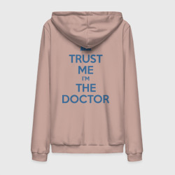 Мужская толстовка на молнии хлопок Trust me I'm the Doctor