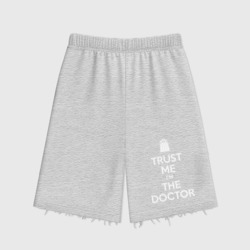 Женские шорты oversize футер хлопок Trust me I'm the Doctor