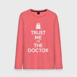 Мужской лонгслив хлопок Trust me I'm the Doctor