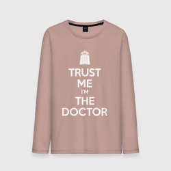 Мужской лонгслив хлопок Trust me I'm the Doctor