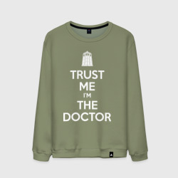 Мужской свитшот хлопок Trust me I'm the Doctor