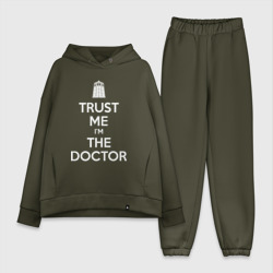 Женский костюм хлопок Oversize Trust me I'm the Doctor