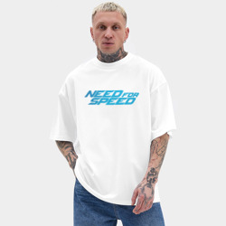 Мужская футболка Oversize хлопок texturе Need for Speed - фото 2