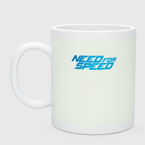 Кружка керамическая Need for Speed, цвет фосфор