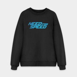 Мужской свитшот oversize без начеса хлопок Need for Speed