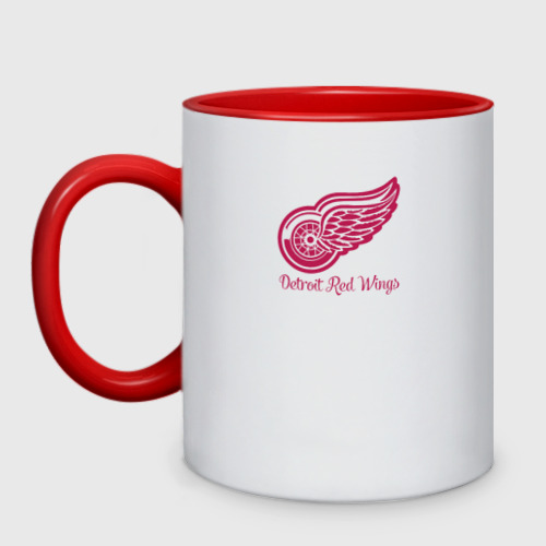 Кружка двухцветная Detroit Red Wings