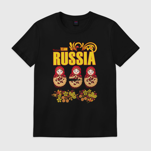 Футболка из хлопка "National team Russia" фото 1