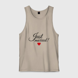 Мужская майка хлопок Молодожёны