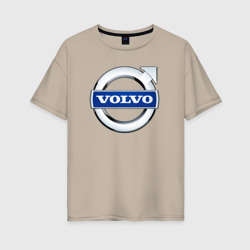 Женская футболка хлопок Oversize Volvo