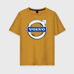 Женская футболка хлопок Oversize Volvo