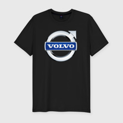 Мужская футболка хлопок Slim Volvo