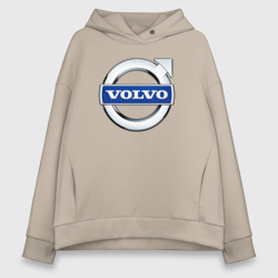 Женское худи Oversize хлопок Volvo