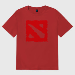 Женская футболка хлопок Oversize Dota 2