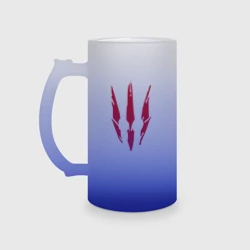 Кружка пивная матовое стекло Ведьмак 3