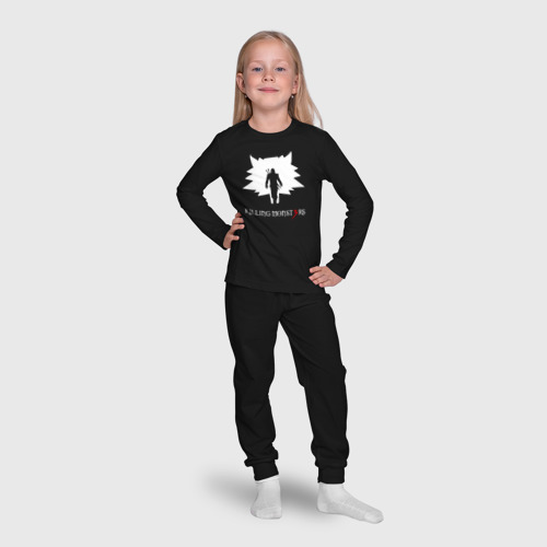 Детская пижама с лонгсливом хлопок Killing monsters, цвет черный - фото 7